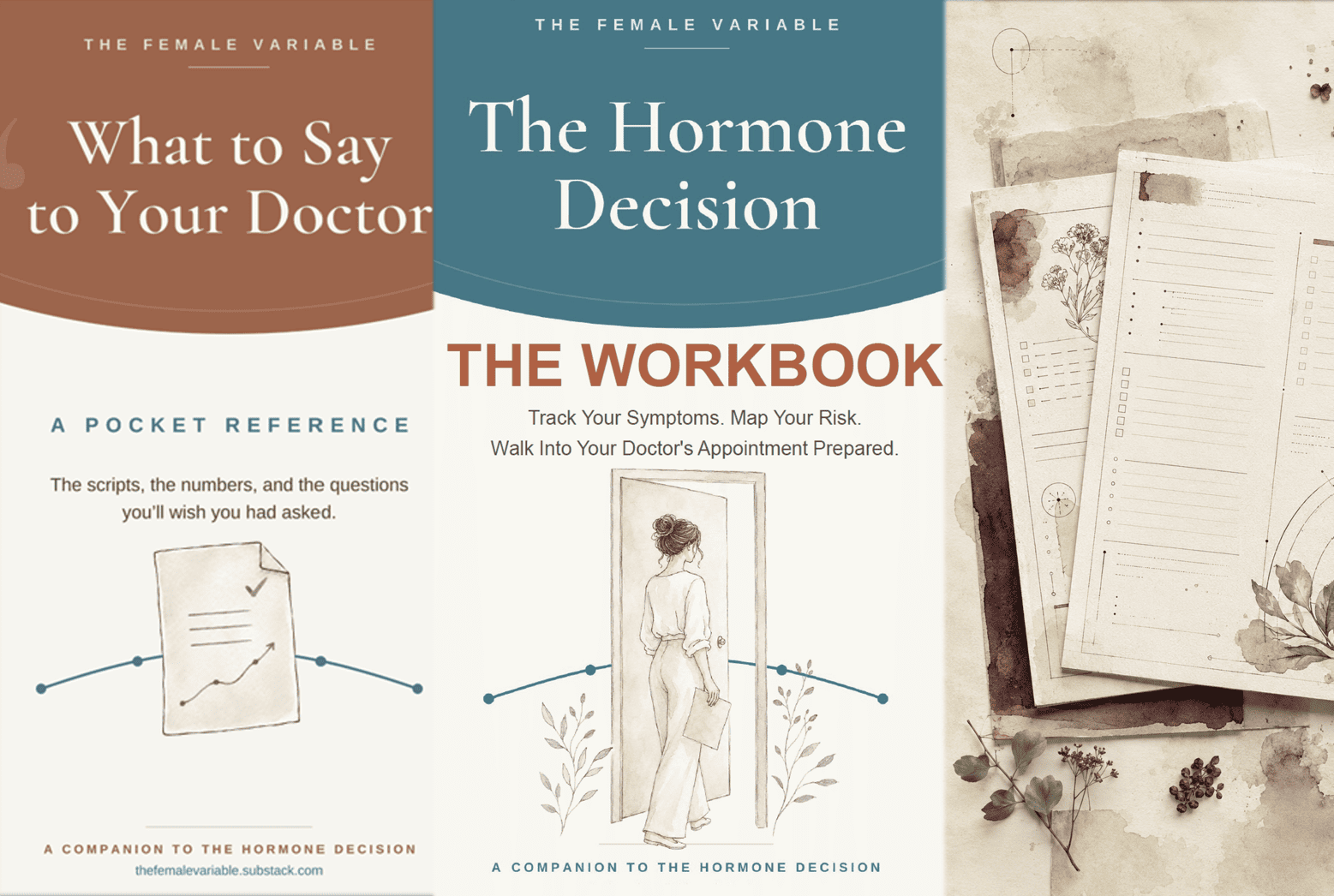 Companion workbook and reference materials for The Hormone Decision.